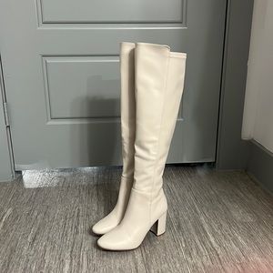 Off-White Knee High Boots